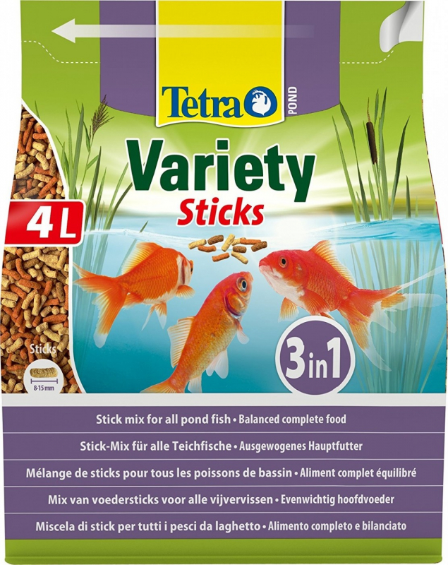 Tetra Pond Variety Sticks Mélange de sticks pour poissons de bassin