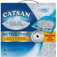 Litière agglomérante pour chat CATSAN ACTIVE FRESH