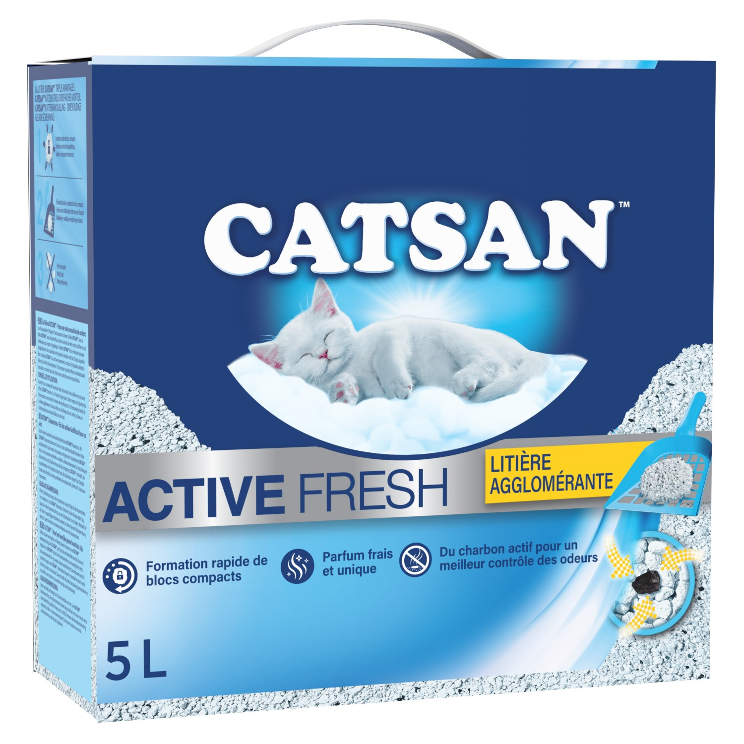 Klonterende kattenbakvulling CATSAN™ACTIVE FRESH