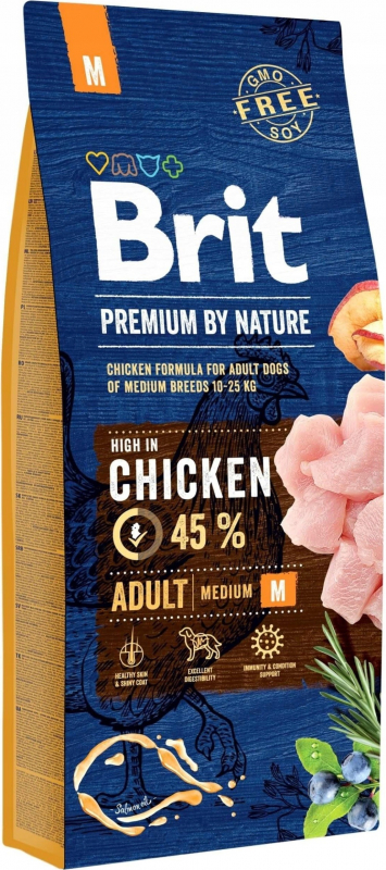 BRIT Premium By Nature Junior M pour chiot de taille moyenne