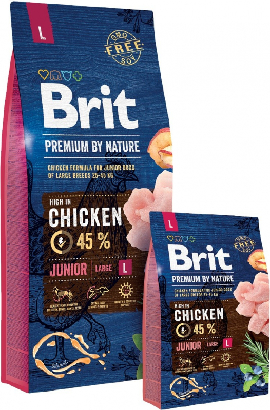 BRIT Premium By Nature Junior L pour chiot de grande taille