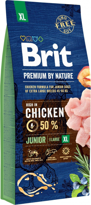 BRIT Premium By Nature Junior XL Welpentrockenfutter für große Rassen
