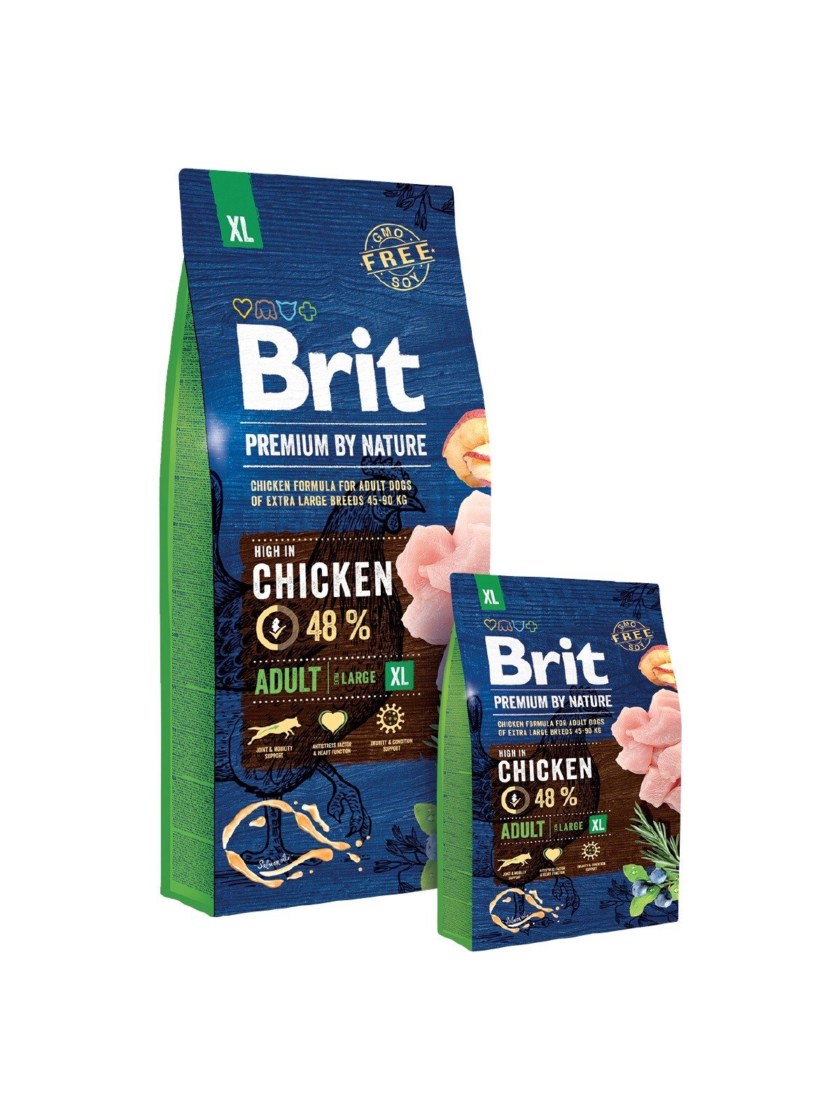 BRIT Premium By Nature Adult XL - Alimento seco para cão adulto de porte muito grande