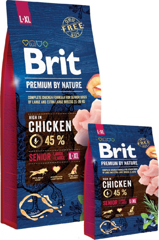 BRIT Premium By Nature Senior L+XL para perros de razas grandes