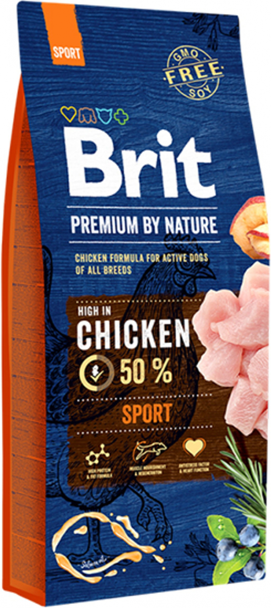 BRIT Premium By Nature Sport für aktive Hunde  