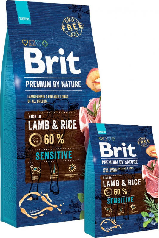 BRIT Premium By Nature Sensitive Lamb & Rice pour Chien Sensible