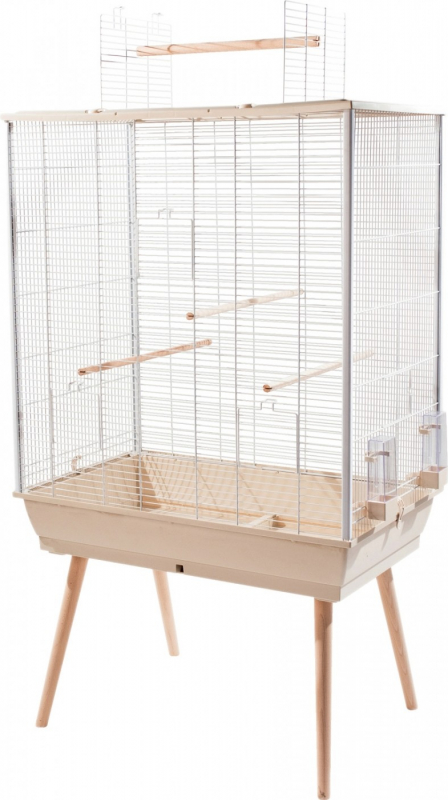 Cage NEO Jili XL pour oiseau, beige - H132 cm