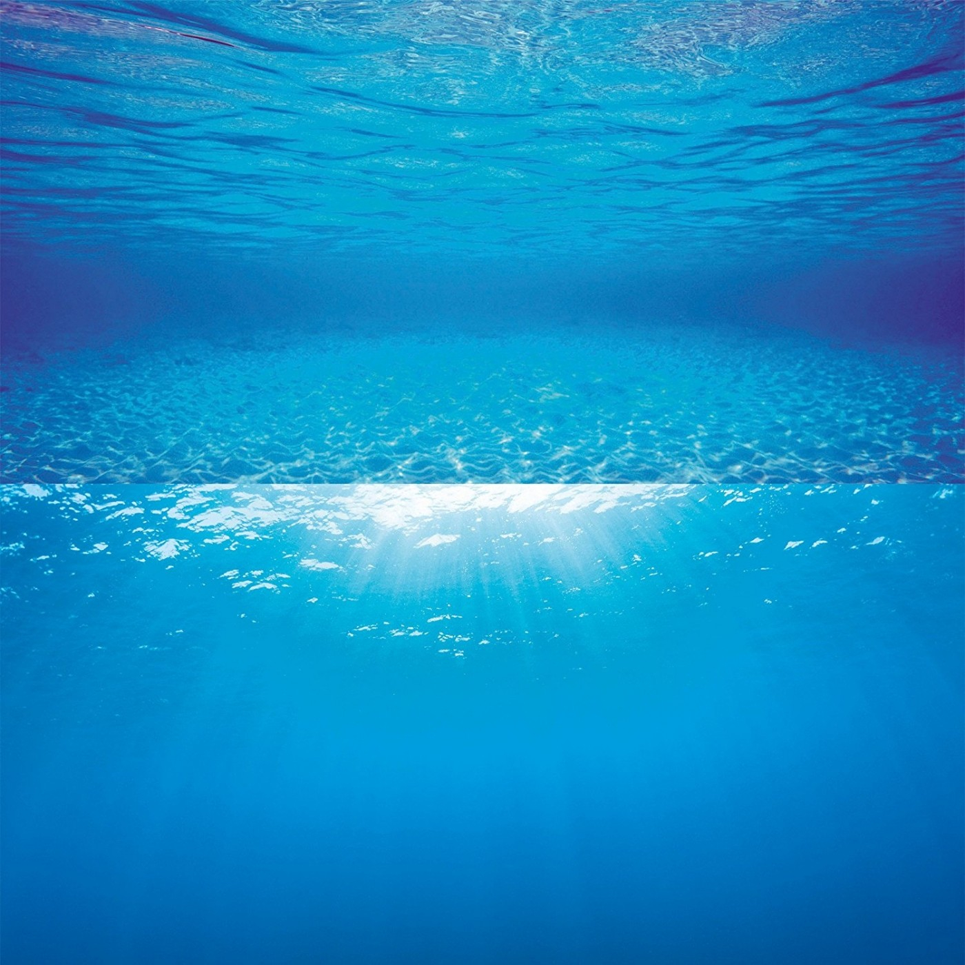 Juwel Aquarium Hintergrund Poster 2 blau