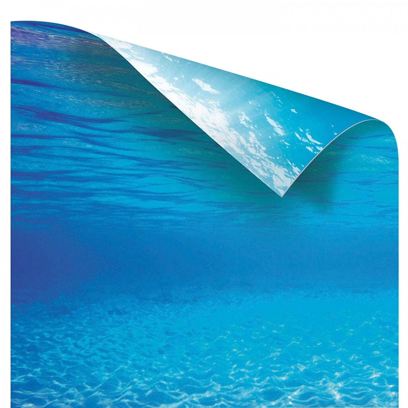 Juwel Poster de fond 2 bleu pour aquarium