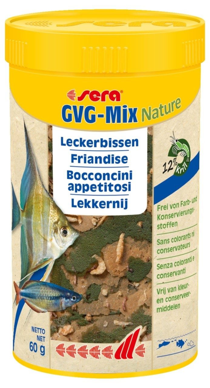Sera GVG-Mix Nature Guloseimas naturais para peixes