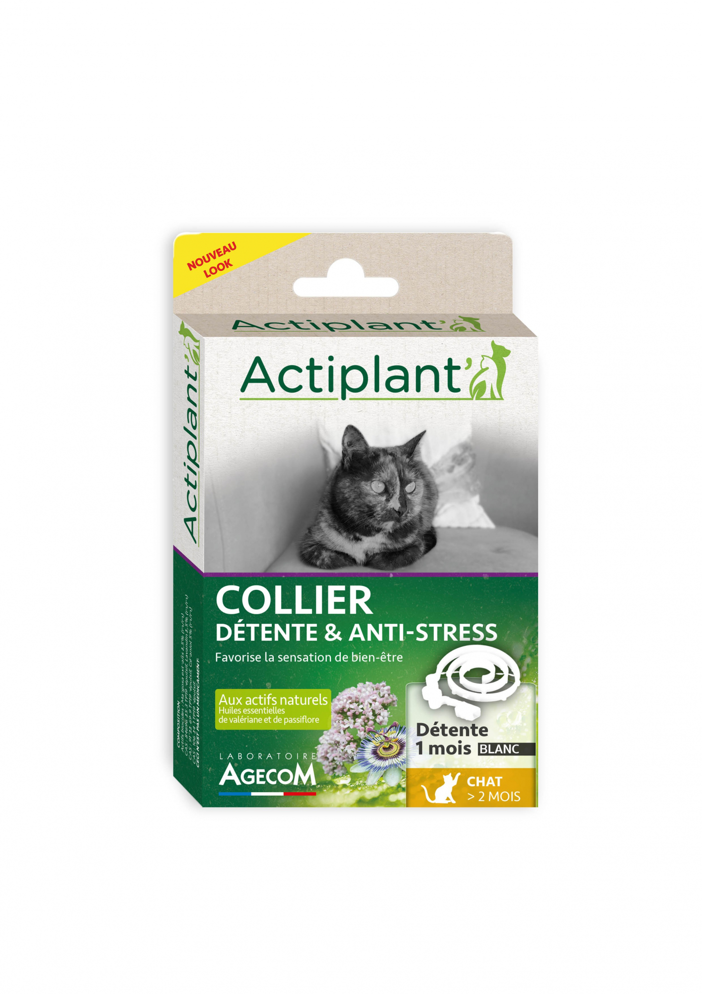 Coleira anti-stress para gatos ANIPUR 42cm