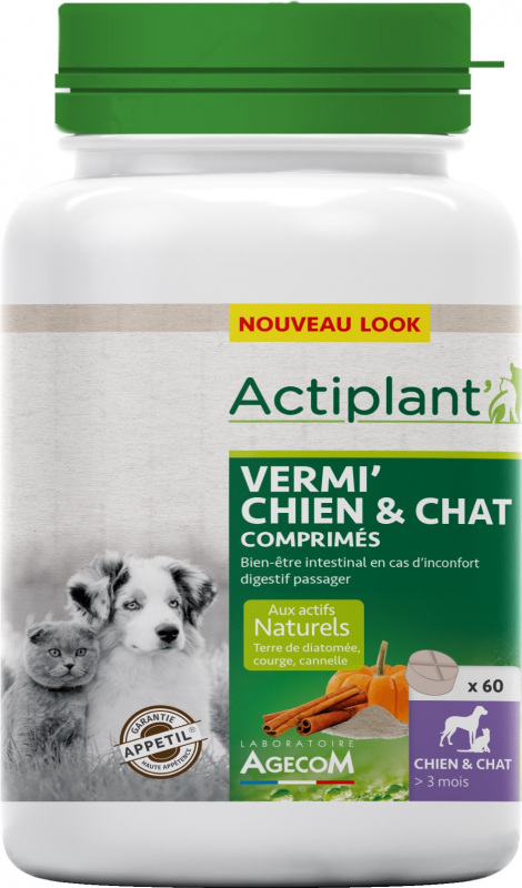 ACTI Vermi Chien et Chat 60 comprimés