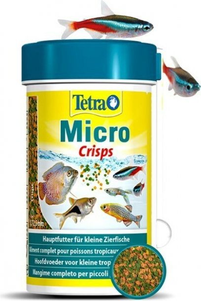 Tetra micro crips para peces pequeños