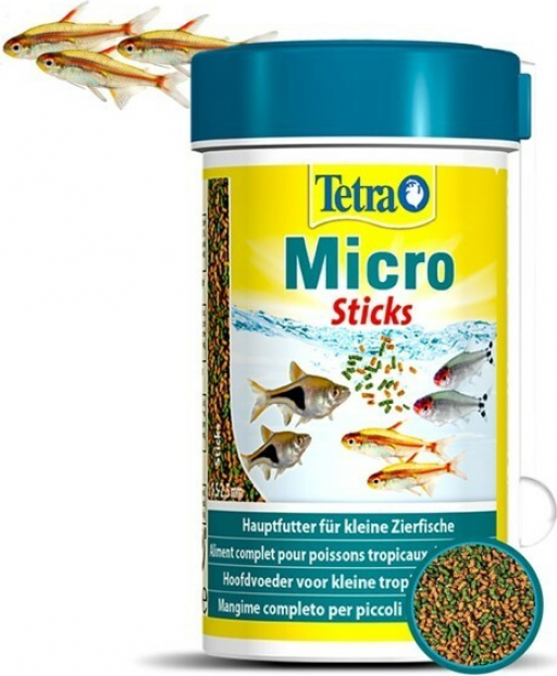 Tetra Micro Sticks pour petits poissons 