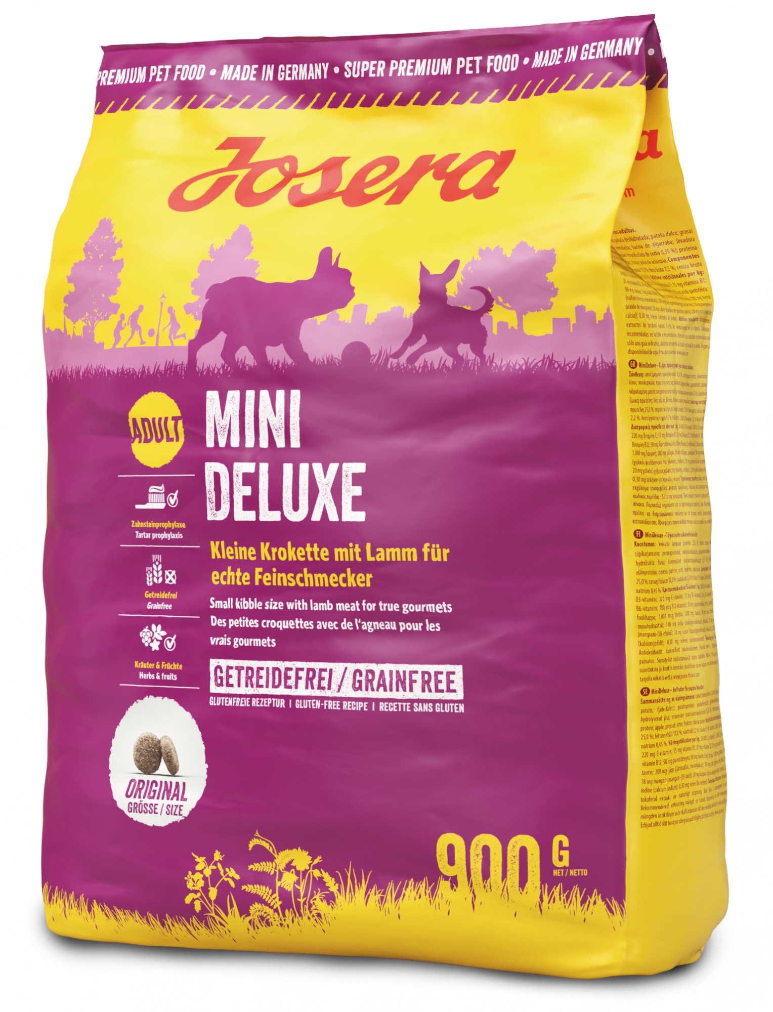 JOSERA Mini Deluxe Senza Cereali per Cani Adulti di Taglia Piccola