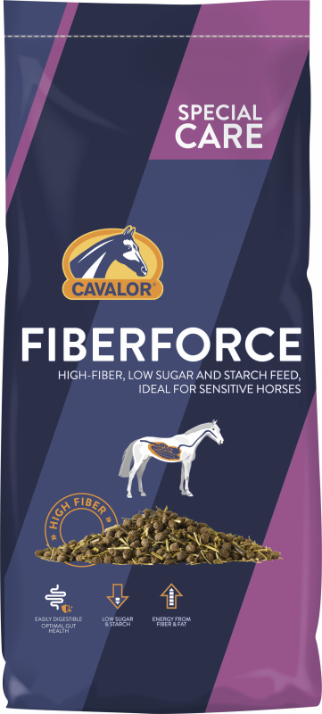 CAVALOR FIBER CARE - Aliment Fiber Force pour chevaux 15kg