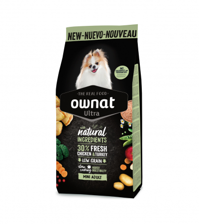 OWNAT ULTRA Mini Adult Pavo y Pollo para perros