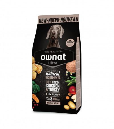 OWNAT ULTRA Medium Adult für mittelgroße Hunde