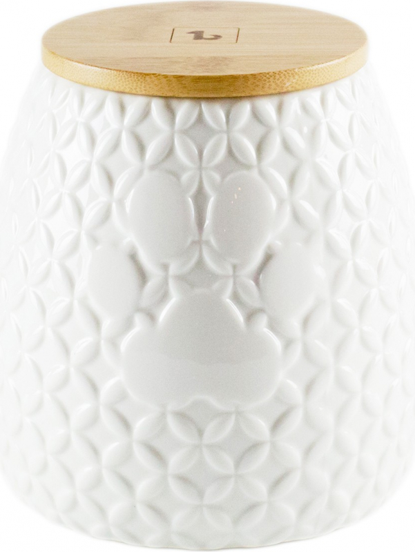 BE ONE BREED - Pot à biscuits en porcelaine blanche / Oval / 1800ml