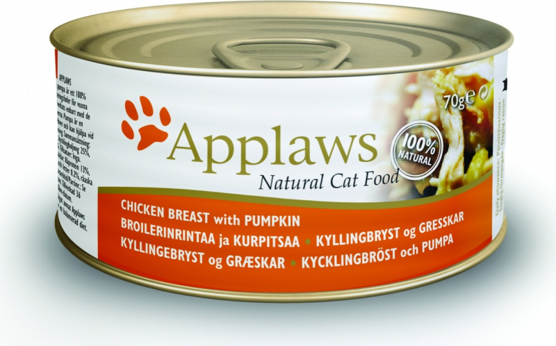 Latas de comida húmeda en salsa para gatos Applaws - 70g