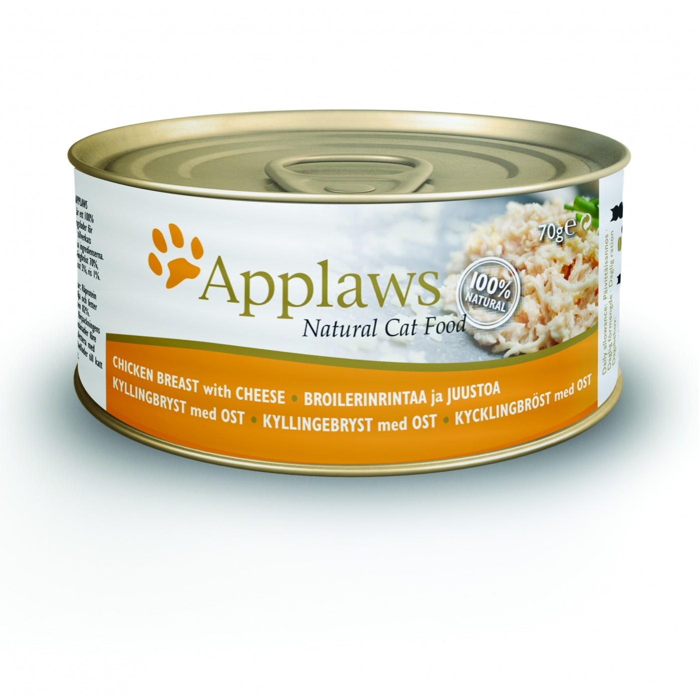 Latas de comida húmeda en salsa para gatos Applaws - 70g