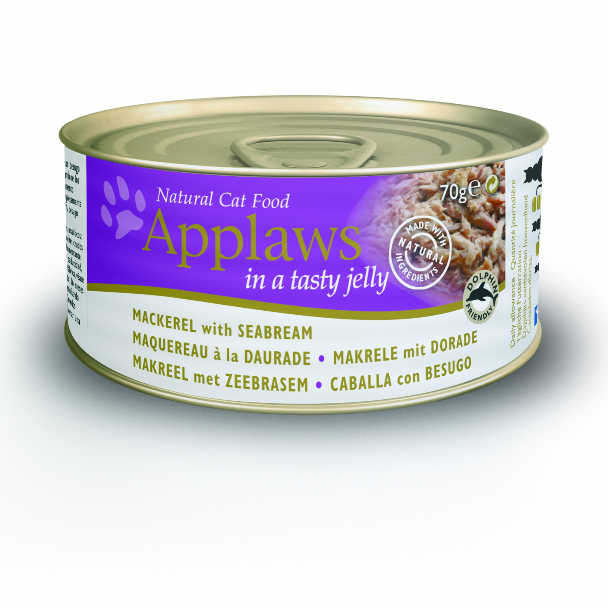 APPLAWS Scatola in Gelatina 70g Senza Cereali per Gatti Adulti - 4 gusti