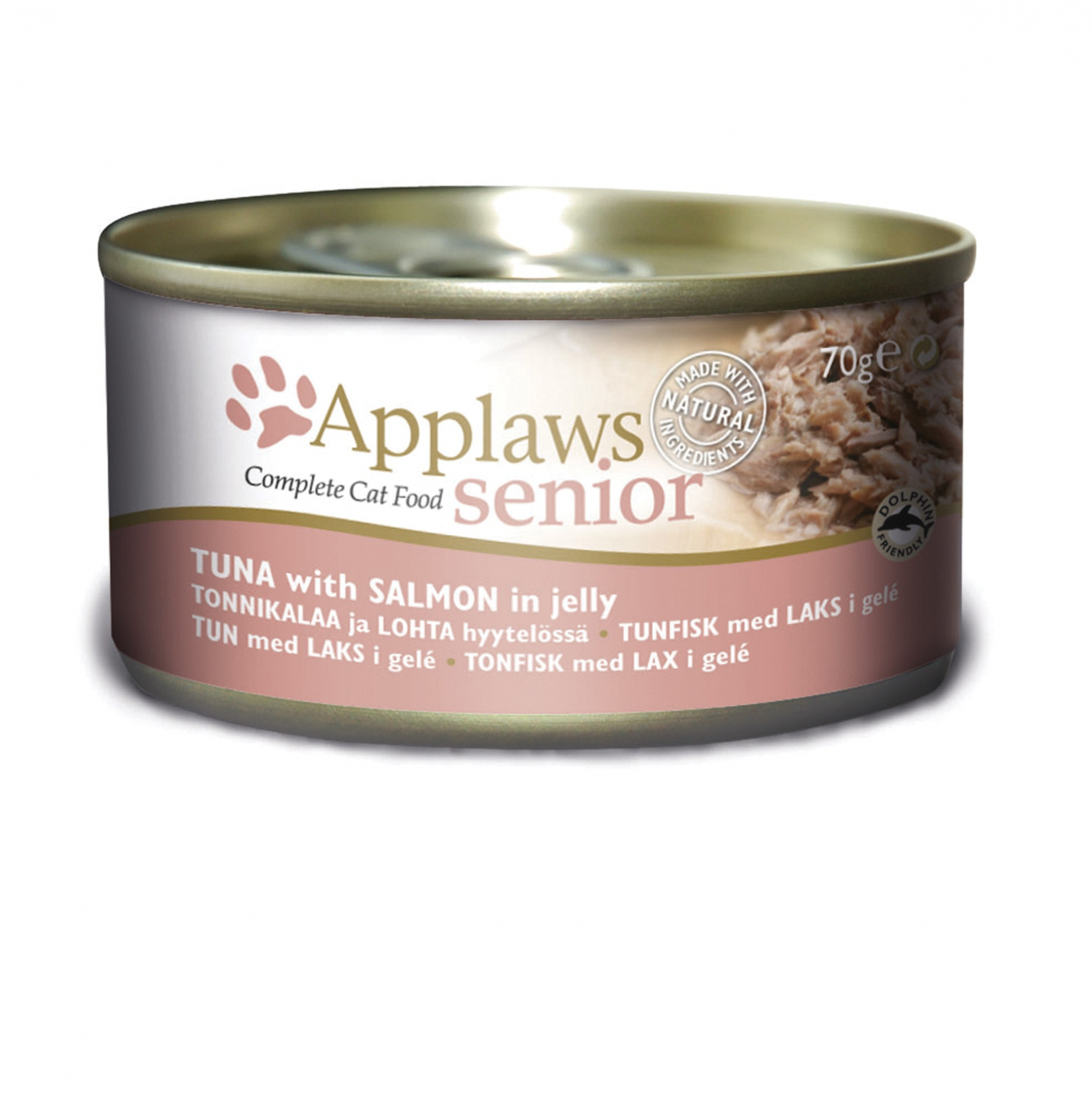 APPLAWS Senior Comida húmeda en gelatina para gatos Senior 70gr - 3 recetas