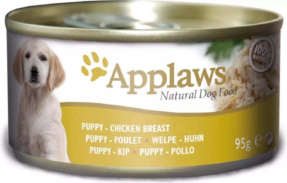 APPLAWS Comida húmeda 100% Natural en gelatina para cachorros 95g
