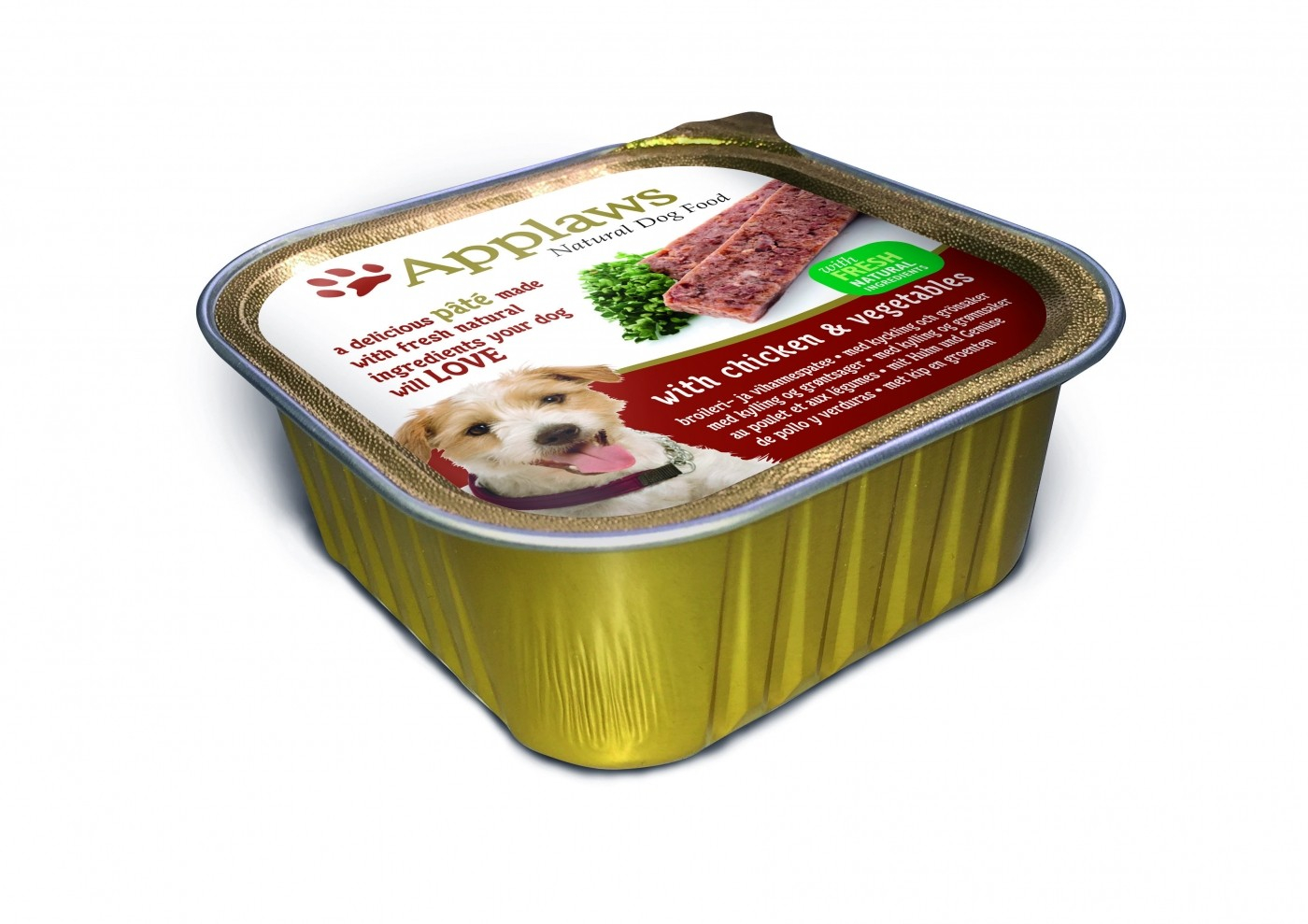 APPLAWS Paté 100% Natural em latas 150g para Cão Adulto - 5 sabores