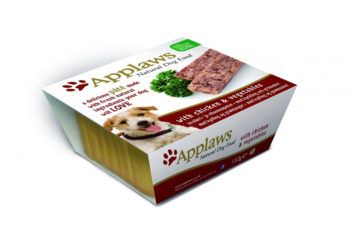 APPLAWS Paté natural para perros adultos 150g - 5 sabores