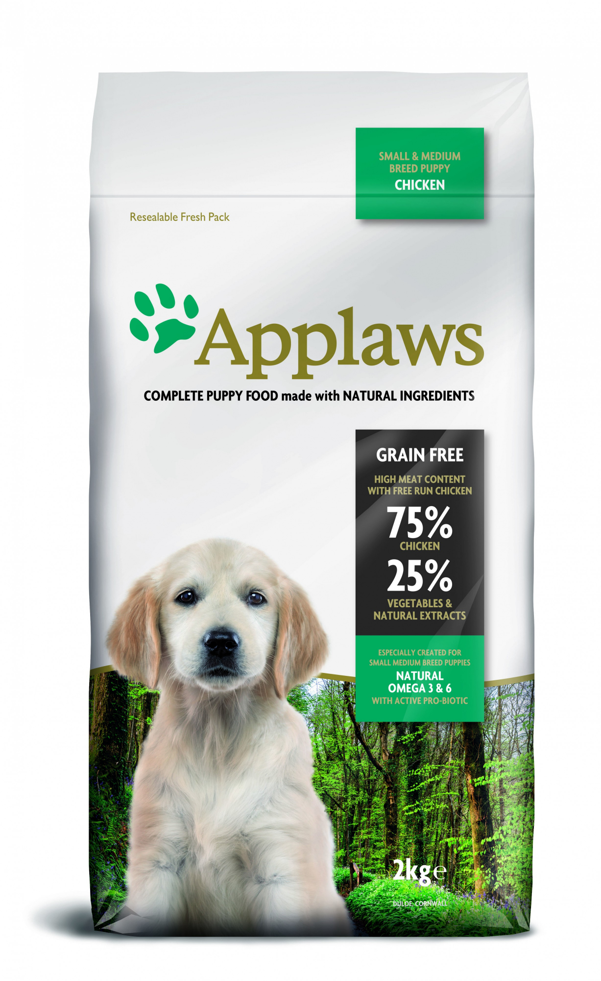 APPLAWS Puppy Sans Céréales pour Chiot de Petite et Moyenne Taille