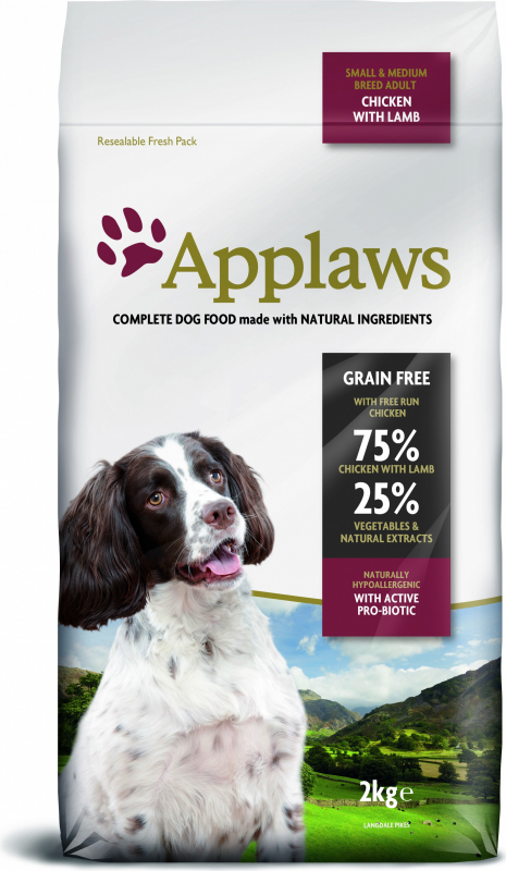 APPLAWS ohne Getreide mit Lammfleisch für kleine und mittlere erwachsene Hunde