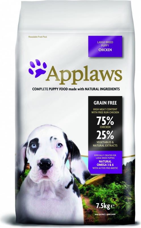 APPLAWS Puppy Large Breed Sans Céréales pour Chiot de Grande Taille