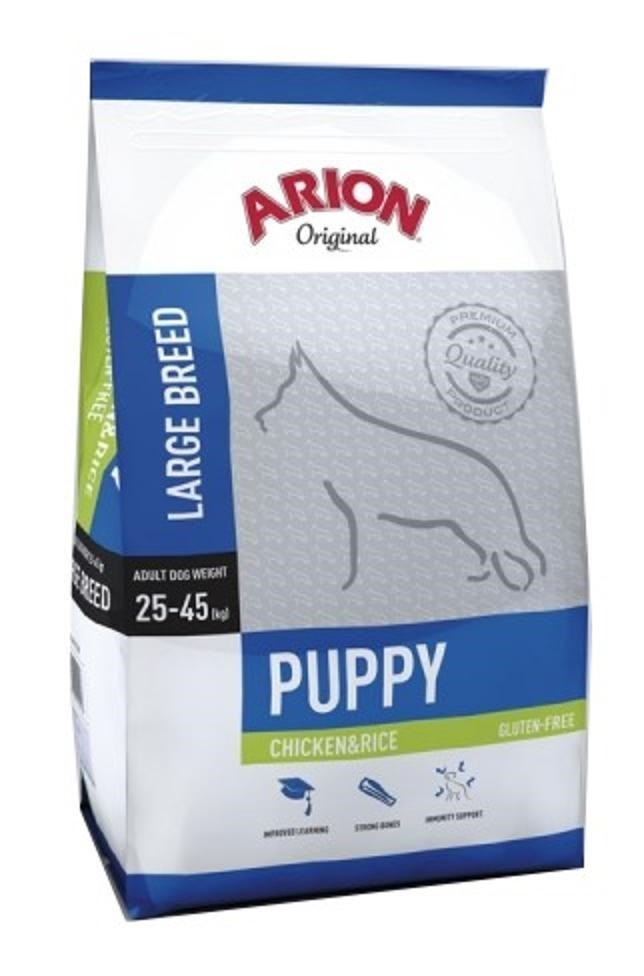 ARION ORIGINAL Puppy Large Breed 26/14 - Alimento seco de frango e arroz para cachorro de porte grande