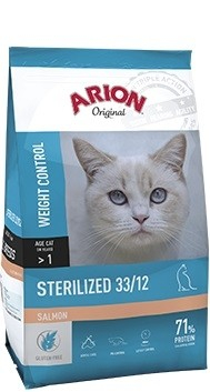 ARION ORIGINAL 33/12 für sterilisierte Katzen - 2 Geschmacksrichtungen Ihrer Wahl  