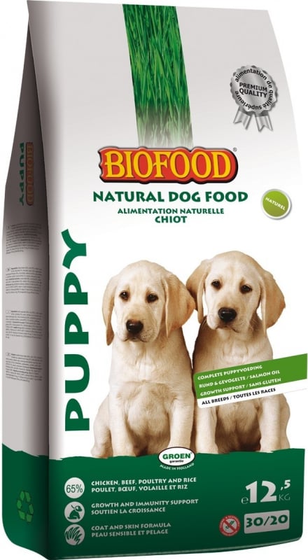 BF PETFOOD - BIOFOOD Puppy 30/20 au Poulet pour Chiots Medium / Maxi