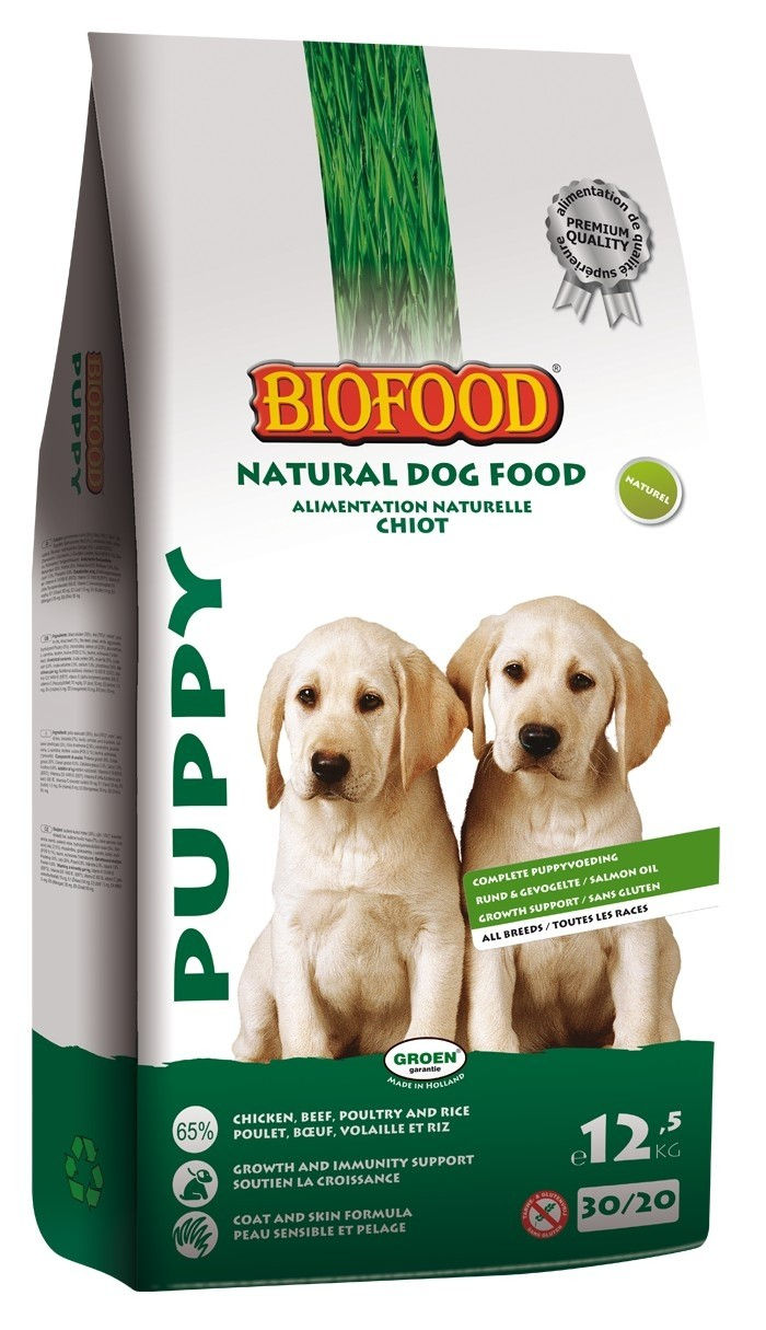 BF PETFOOD - BIOFOOD Puppy 30/20 com Frango para Cachorros Médio / Maxi