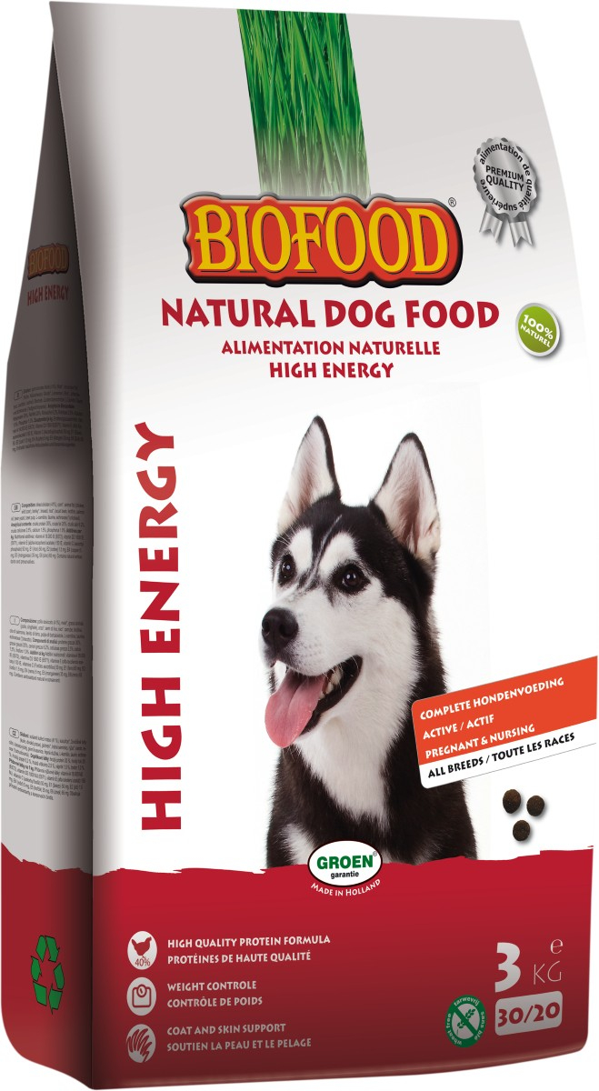 BIOFOOD High Energy 30/20 für aktive erwachsene Hunde  