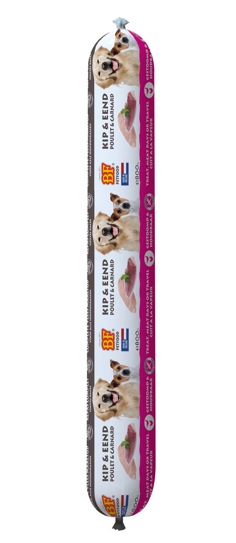 BIOFOOD Patê para Cães & Cachorros 800gr - 3 Sabores à escolha