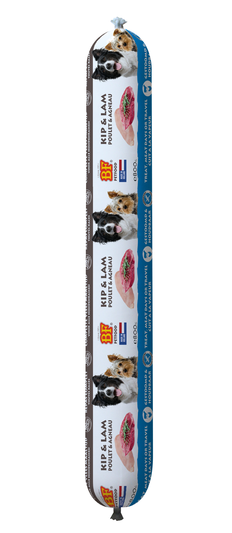 BIOFOOD für Hunde und Welpen 800gr - 3 Geschmacksrichtungen zur Auswahl
