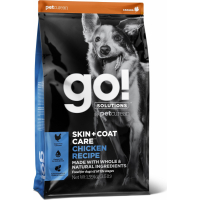 PETCUREAN GO! Skin + Coat Care mit Huhn für erwachsene Hunde und Welpen