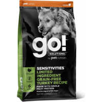 PETCUREAN GO! Dog Sensitivity LID Truthahn ohne Getreide für empfindliche Hunde und Welpen