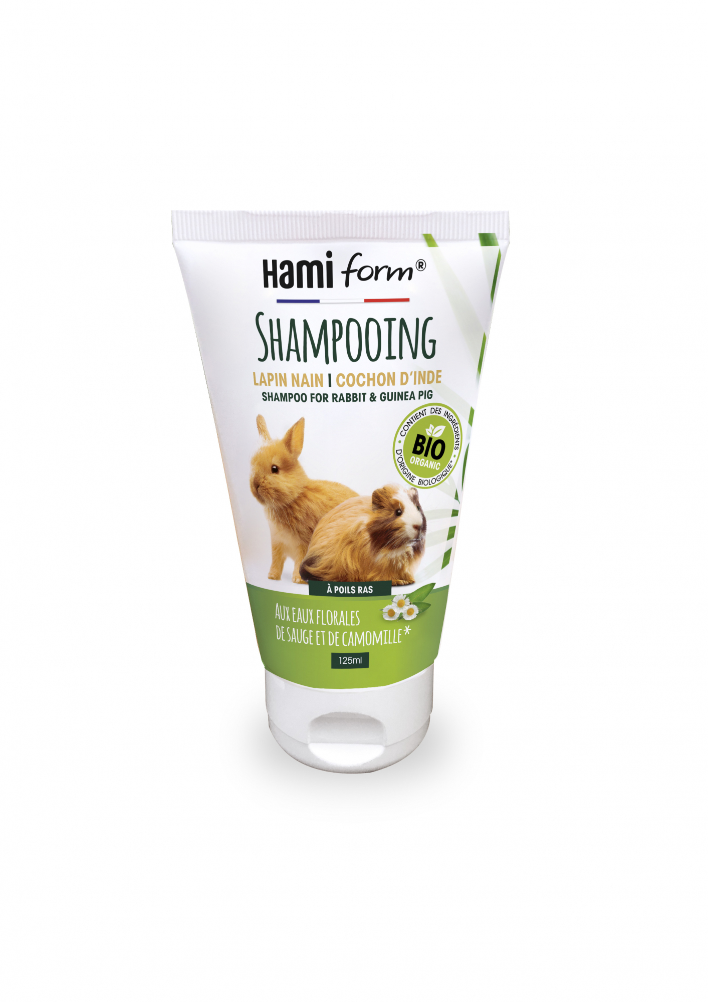Hamiform Shampoo BIO, zonder spoelen, voor konijnen en cavia's