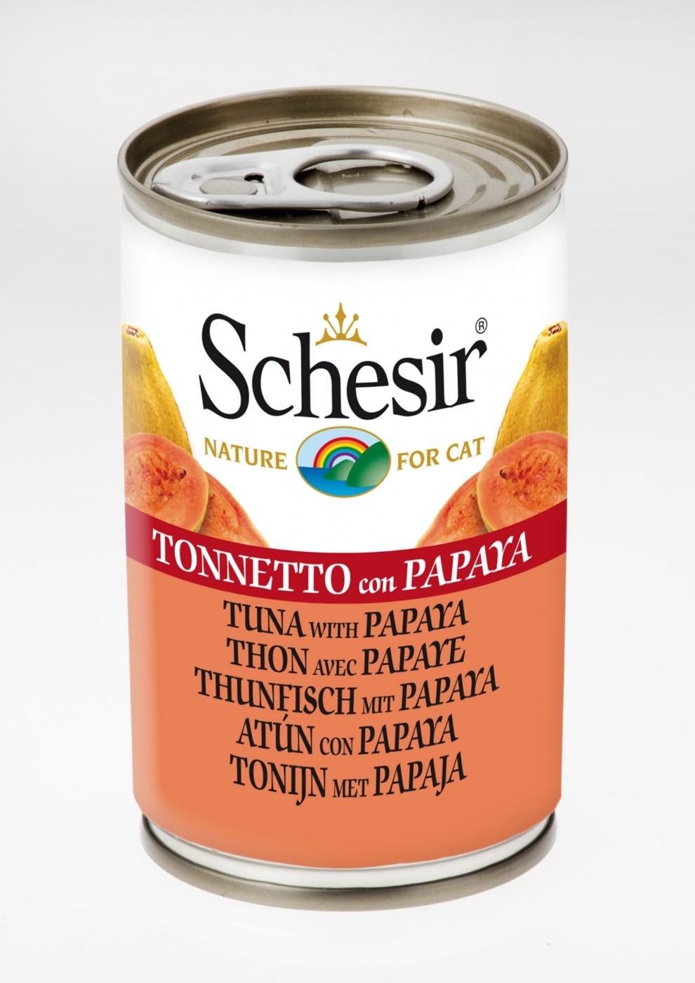 SCHESIR natvoer tonijn & papaya, 140g