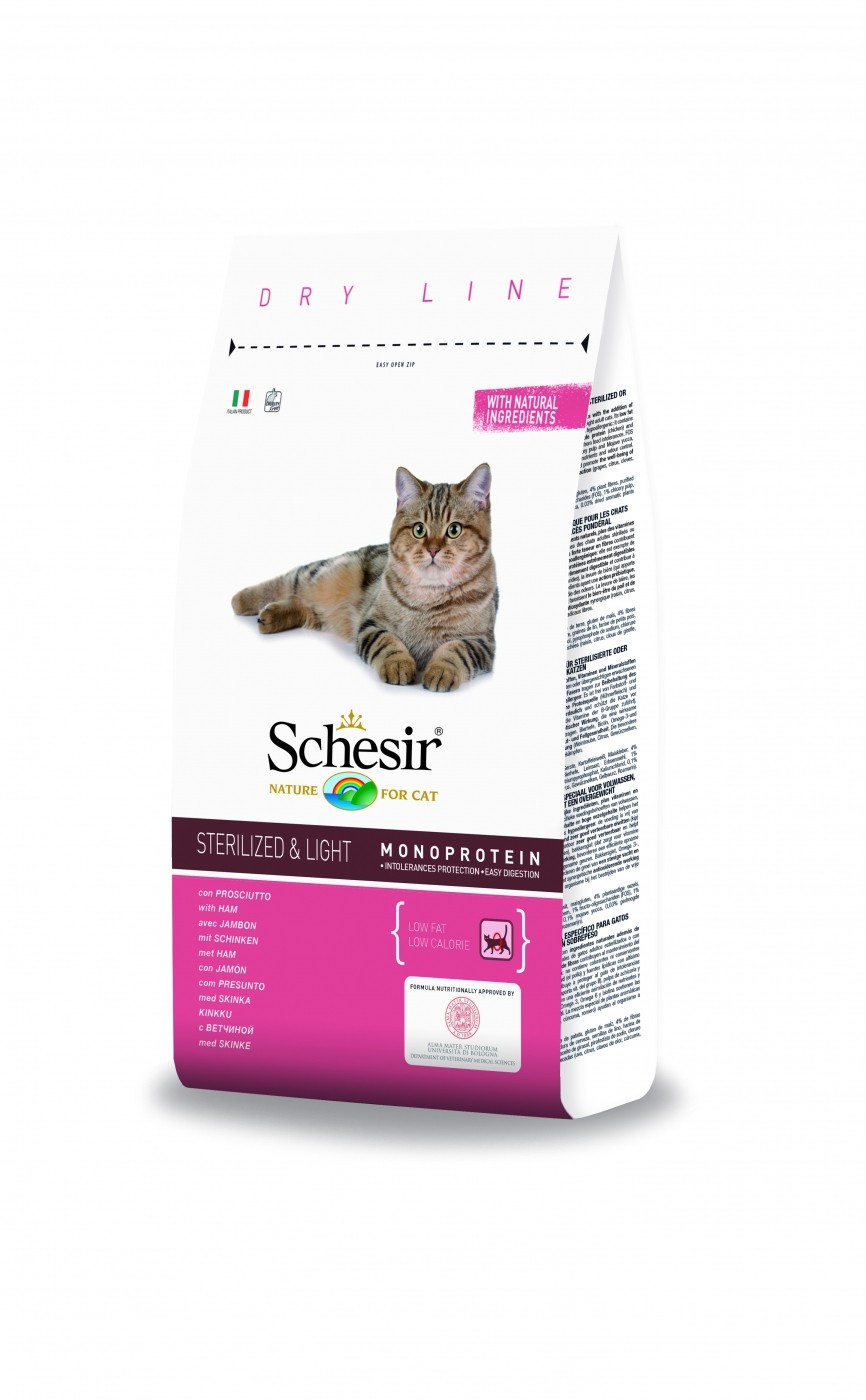 SCHESIRSterilized Mit Schinken für sterilisierte erwachsene Katzen  