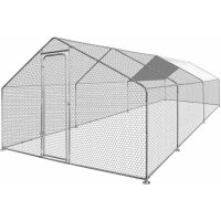 Grand enclos pour poules en métal Zolia Chicken Run ( Ø tube 38mm) - 6m², 12m² ou 18m²