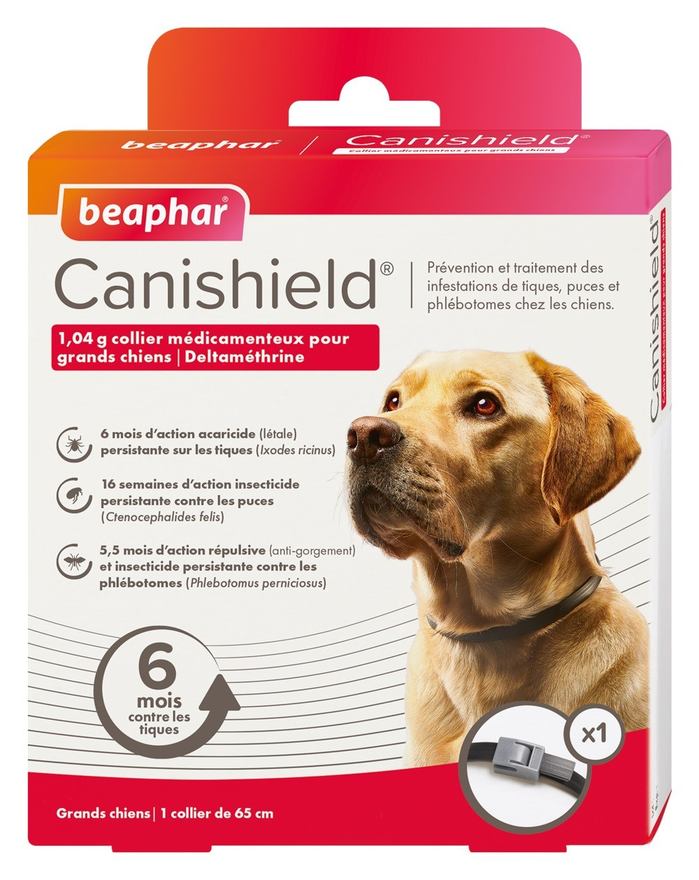 Canishield, coleira anti-pulgas, carraças e mosquitos para cães
