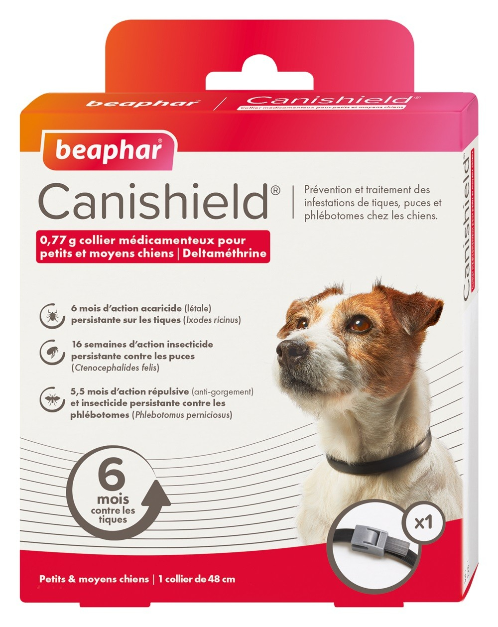 Canishield,Halsband gegen Flöhe, Zecken und Mücken für Hunde