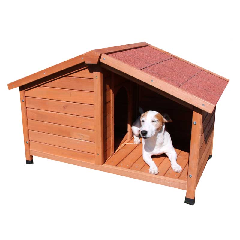 La caseta para perros con terraza Zolia Maya