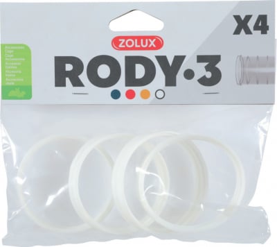 Pack de 4 anneaux de connexion pour cages Rody3 - plusieurs coloris